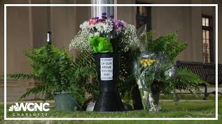 Memorial growing after 4 officers killed 4 officers hurt in Charlotte  WCNC Charlotte To Go [upl. by Weld]