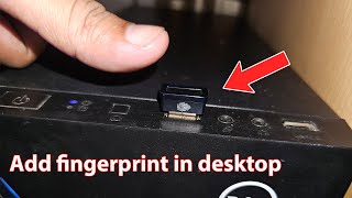 How to install fingerprint scanner on pc [upl. by Merete]