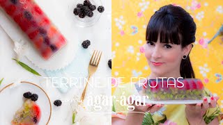 Terrine de Frutas com ÁgarÁgar  Vamos pra Cozinha 20 [upl. by Anitneuq985]