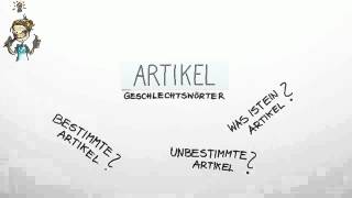 Der Artikel  Deutsch  Grammatik [upl. by Etyam85]