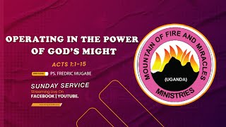 OPERATING IN THE POWER OF GODS MIGHT BY PASTOR FRED MUGABEACTS 1115 SUNDAY SERVICE [upl. by Fairweather]