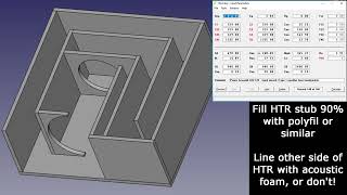 EXPERIMENTAL 10 Inch Paraflex BandPass Subwoofer Design  Free Design  CAD Model  HornResp  Sheet [upl. by Mackenie]