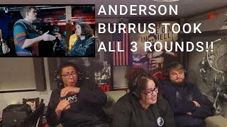 Anderson Burrus vs Ghast Buff  Rap Battle USA vs UK REACTION [upl. by Nilre30]