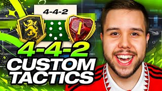 THE BEST 442 CUSTOM TACTICS 🔥 FC 25 Ultimate Team [upl. by Anelis219]