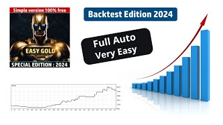 Backtest EA EASY GOLD MT5 2024 [upl. by Dinny]