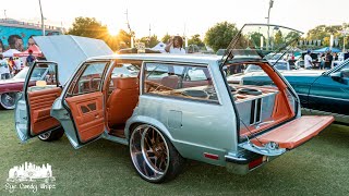 WHIP ADDICT CAR SHOW 2023 ATLANTA CAR SHOW MUSCLE CARS BIG RIMS HANGOUT GOOD VIBES [upl. by Etrem]