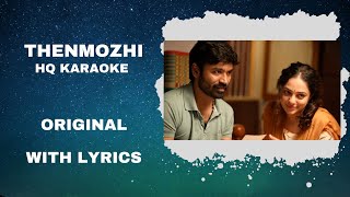 Thenmozhi Karaoke  Tamil Karaoke With Lyrics  Full Song  HighQuality [upl. by Coletta]