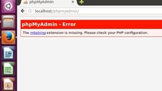 Phpmyadmin php 56  the mbstring extension and mysqlmysqli is missing in Ubuntu 1604 [upl. by Aelber]