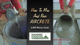 Precast AircreteFoam Concrete Panels  How To Mix and Pour [upl. by Jaddo204]