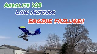 Aerolite 103 Engine Failure and explanation [upl. by Ezaria]