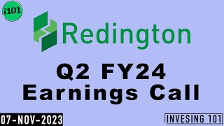 Redington Limited Q2 FY24 Earnings Call  Redington Limited Concall  2024 Q2 Result [upl. by Dolora]