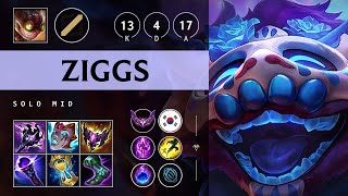 Ziggs Mid vs Akshan Triple Kill Godlike  KR Master Patch 1420 [upl. by Boesch]