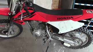 2004 Honda crf150f carb [upl. by Farrow852]