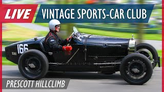 LIVE VSCC Prescott Hill Climb [upl. by Ardiedal]