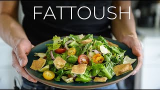 This EASY Fattoush Recipe will make you feel like a MASTER CHEF [upl. by Ney]