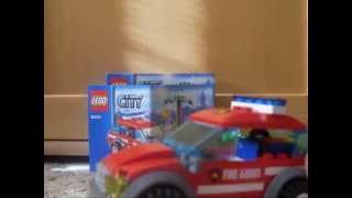 Lego City Fire Chief Car Set 60001 [upl. by Lacim]