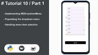 KivykivyMD Tutorial 10  Part 1  Create Mobile Apps With Python [upl. by Kehoe]