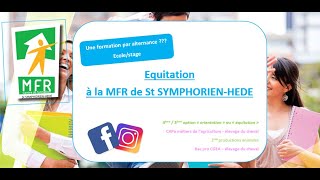 Léquitation  MFR St SYMPHORIENHEDE 35 [upl. by Yeblehs]