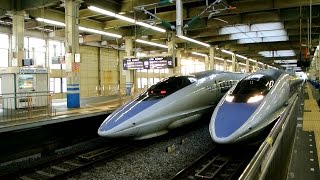 新幹線500系並び～発車 広島駅【GTOVVVF】Shinkansen Series 500 [upl. by Thurmond]