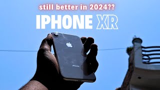 IPHONE XR IN 2024  IPHONE XR REVIEW IN 2024  STILL BETTER [upl. by Magdalen]