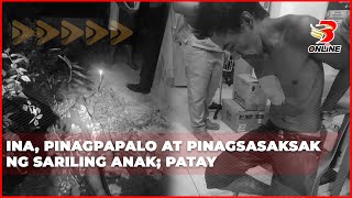 Ina pinagpapalo at pinagsasaksak ng sariling anak patay [upl. by Zug460]