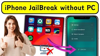 iPhone JailBreak without Computer  JailBreak iPhone without PC  iPhone X 8 7 6S JailBreak No PC [upl. by Norrahc]