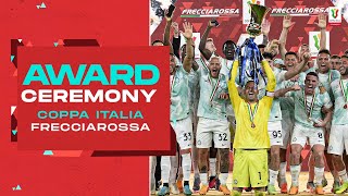 Inter lift the Coppa Italia  Award Ceremony  Coppa Italia Frecciarossa 202223 [upl. by Adnoral]