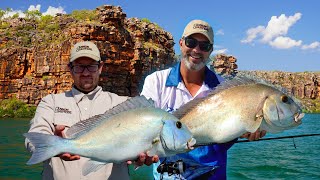 How to catch the elusive Blue Bastard Fish  Fishing in the Kimberley [upl. by Yedarb]