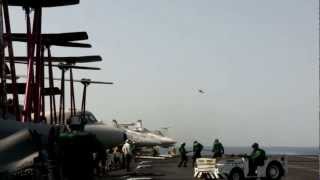 Flight Deck Ops  USS John C Stennis CVN 74 [upl. by Maybelle140]