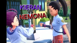 Kieran vs Nemona battle with MelonMilotic [upl. by Janeva]