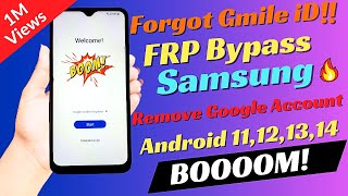 Finally New Method🔥All Samsung FRP BypassUnlock 2024 All Android 1213  Google Account Remove 2024 [upl. by Naquin615]