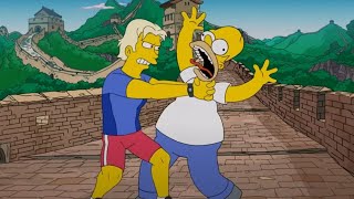 The Simpsons Strangulation Moments Season 3435  The Nostalgia Guy [upl. by Arlene]