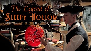 THE LEGEND OF SLEEPY HOLLOW🎃Headless Horseman Jackolantern🎃Halloween Story [upl. by Eyar482]