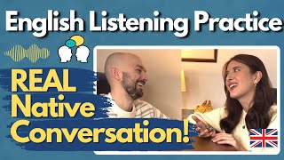 English Listening Practice 1  Real Native Conversation B2C1 [upl. by Atnek870]