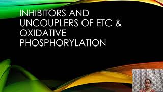 Inhibitors OF Electron Transport Chain and oxidative phosphorylation and Uncouplers Hindi [upl. by Los]