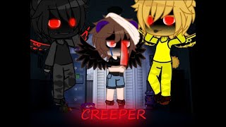 Aww Man Creeper  Gacha Trend  Evan Afton  MY AU  CW [upl. by Anayra647]