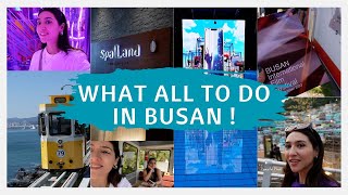 Top 10 things I did in Busan  South Korea  Travel Vlog with Sahiba Bali [upl. by Dimond]