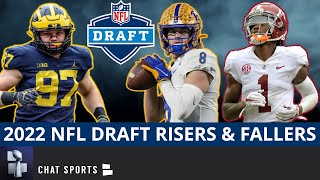 2022 NFL Draft Top 15 Draft Risers amp Fallers Ft Kenny Pickett Jameson Williams  Aidan Hutchinson [upl. by Gavrila66]