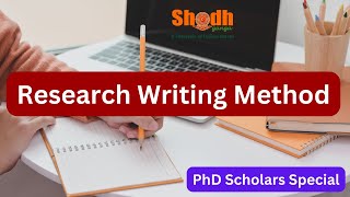 Research writing method I How to write synopsis I How to write research summary I PhD study summary [upl. by Ais]