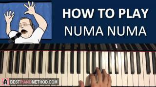 HOW TO PLAY  Numa Numa  quotDragostea din teiquot  by Ozone Piano Tutorial Lesson [upl. by Alorac]