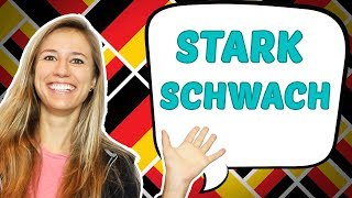 Starke Schwache und Gemischte Verben  Strong Weak and Mixed German Verbs [upl. by Darcee453]