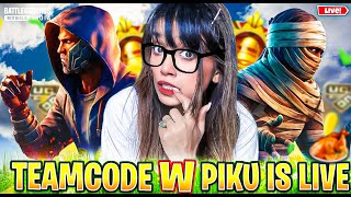 🔴Live BGMI LIVE WITH PIKU JOIN WITH TEAMCODE 🔱😍 shorts shortsfeed pubgmobile bgmi shortvideo [upl. by Kawasaki830]