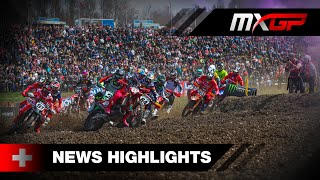 News Highlights  MXGP of Switzerland presented by iXS 2023 MXGP Motocross [upl. by Eilojne]