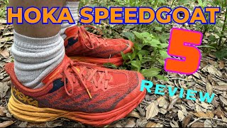 Hoka SpeedGoat 5 Men’s Trail Runner Shoe Review  A Rant and Rave [upl. by Calle]