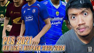 PES 2021 BRI LIGA 1 KITPACK 20232024 FOR T99 PATCH  PES 2021 MOD  PES 2021 PC GAMEPLAY [upl. by Vedis]