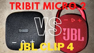 Tribit Stormbox Micro 2 vs JBL Clip 4  sound battle [upl. by Emlynn102]