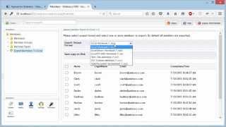 Umbraco Export Members to Excel Text CSV and OpenDocument Spreadsheet using AsposeCells [upl. by Asertal970]