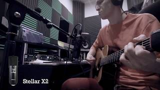 TZ Audio Stellar X2 vs Joemeek JM47 vs AT2020 Acoustic Guitar test [upl. by Yesllek]