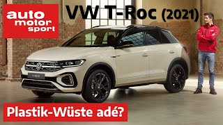 VW TRoc Facelift 2021 Erst HartplastikKönig jetzt Premium  auto motor und sport [upl. by Thekla]