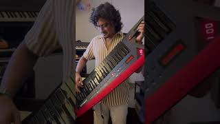 Keytar solo jazz funk solo Awesome sound keytar music solo jazz roland [upl. by Yknarf]